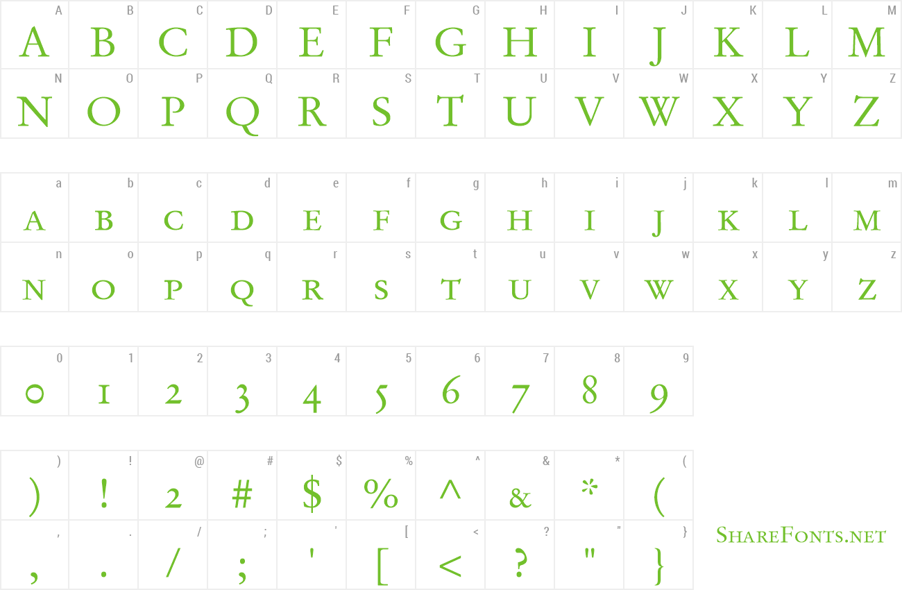 Font Deutch Garamond OldStyle SSi preview
